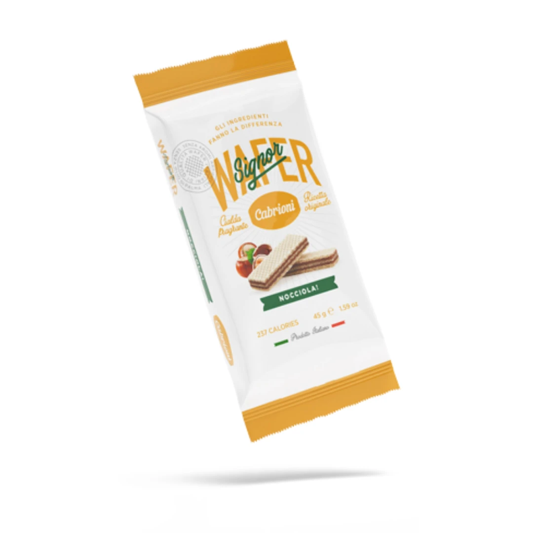 Sweets Cabrioni Hazelnut Wafer 5pk 3 Sweets Cabrioni Hazelnut Wafer 5pk