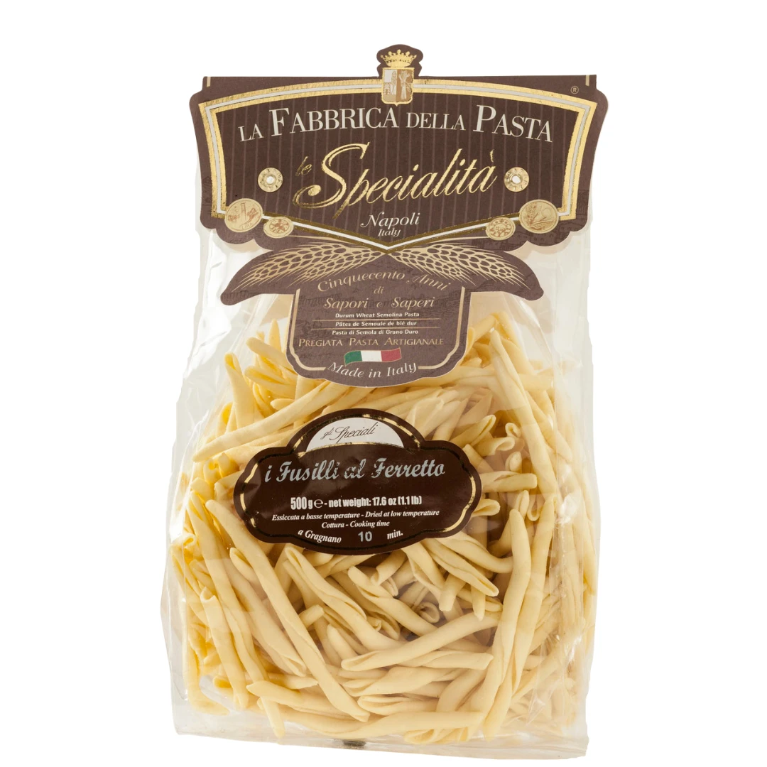 La Fabbrica Della Pasta Di Gragnano Fusilli Al Ferretto 3 La Fabbrica Della Pasta Di Gragnano Fusilli Al Ferretto
